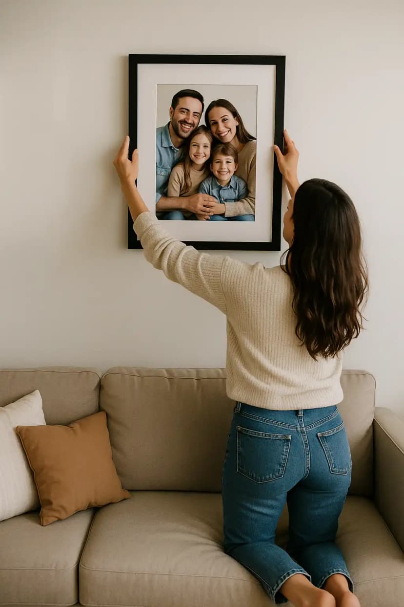 Framky Gallery hanging on the wall