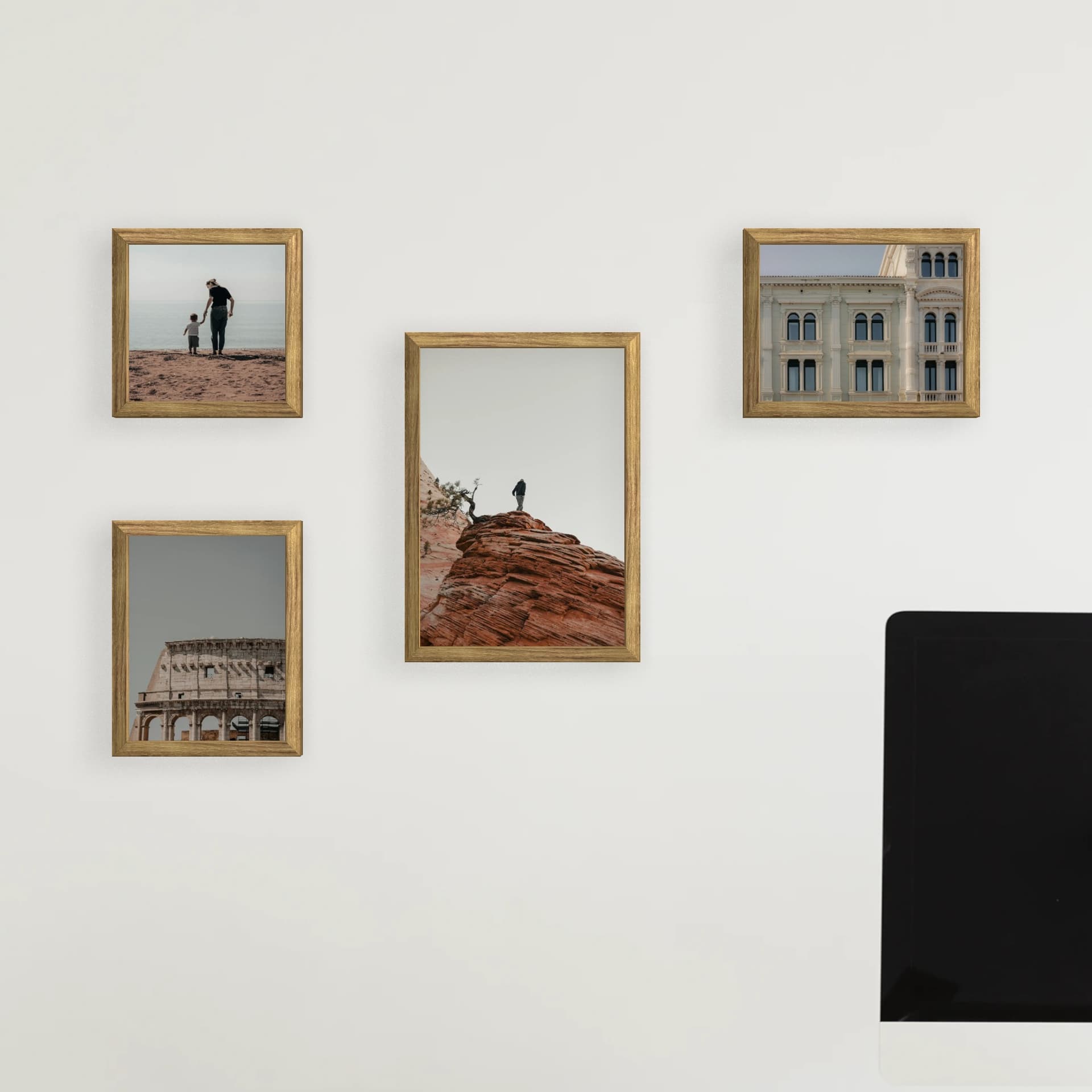 Photo wall 4 frames - Balance - main view