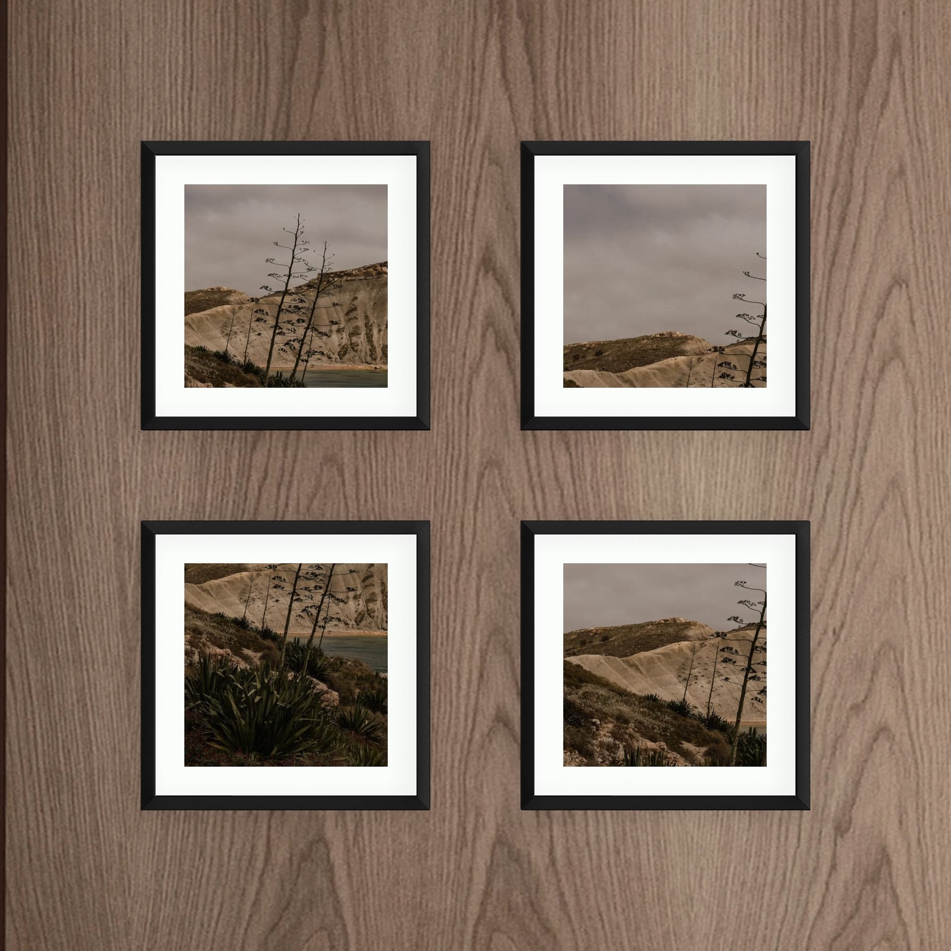 Photo wall 4 frames - Quadra - main view