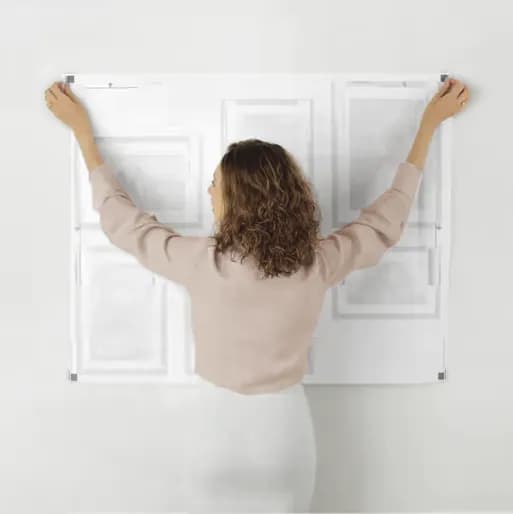 Step 1: Position Your Gallery Wall Template