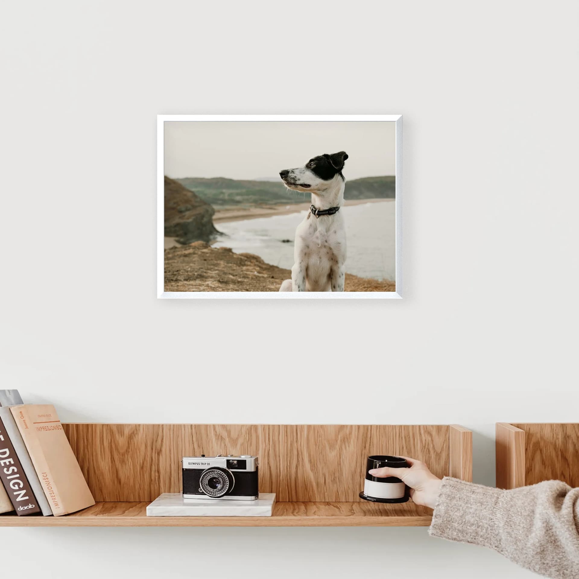 Photo wall 22 frames - Coastal Breeze - interior view