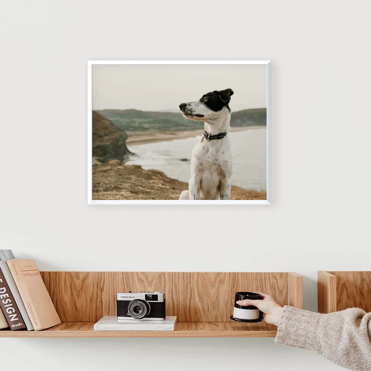 Photo wall 22 frames - Coastal Breeze - interior view