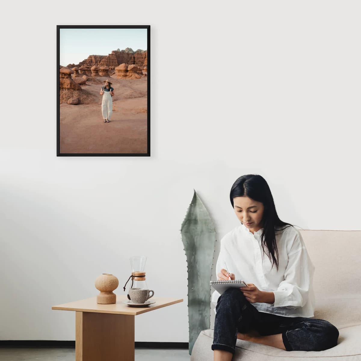 Photo frame - Desert Edge - interior view