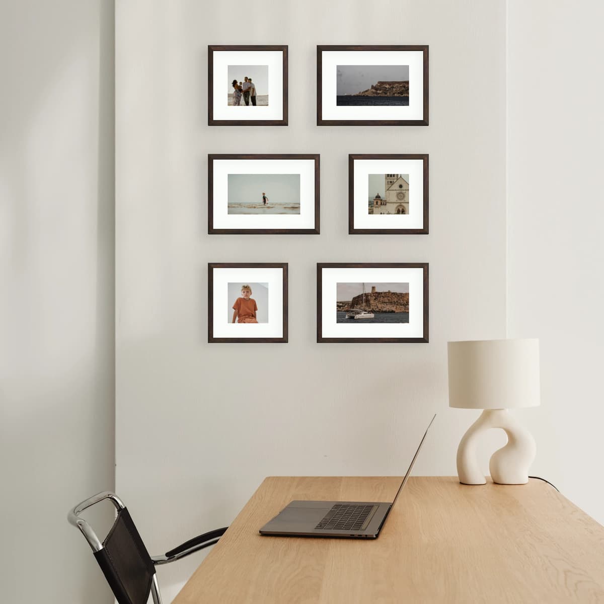 Photo wall 6 frames - Duo Flow - interior view