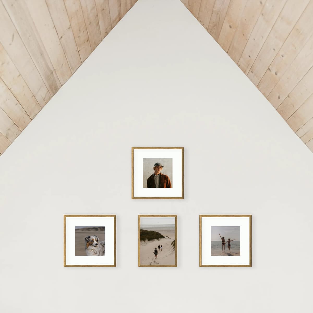 Photo wall 4 frames - Gable Gallery - interior view
