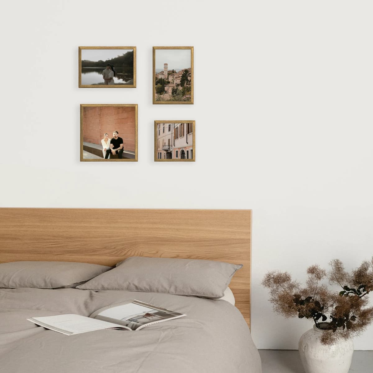 Photo wall 4 frames - Gridlight - interior view