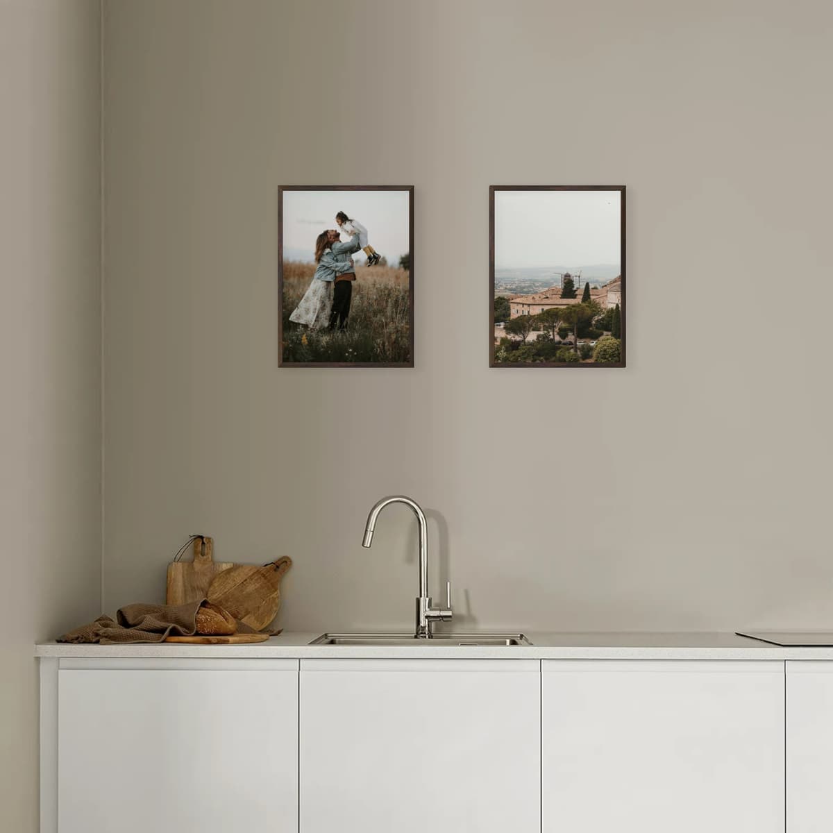 Photo wall 2 frames - Linear Taste - interior view