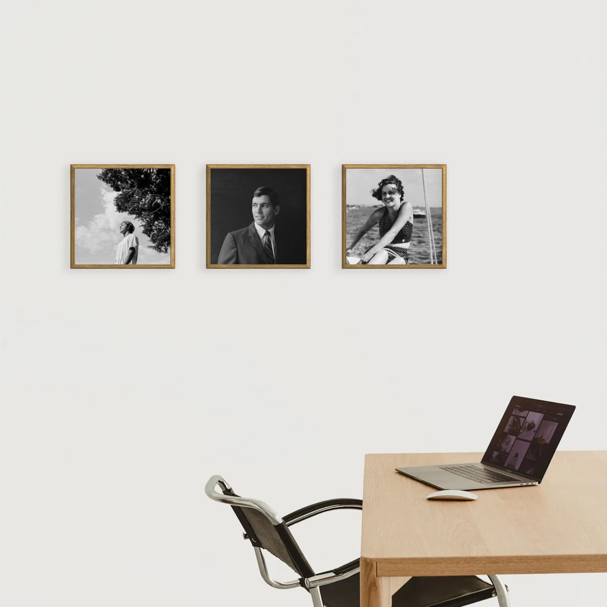 Photo frame - Linear Trio - interior view