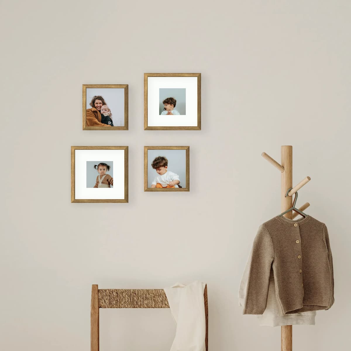 Photo wall 4 frames - Little Moments - interior view
