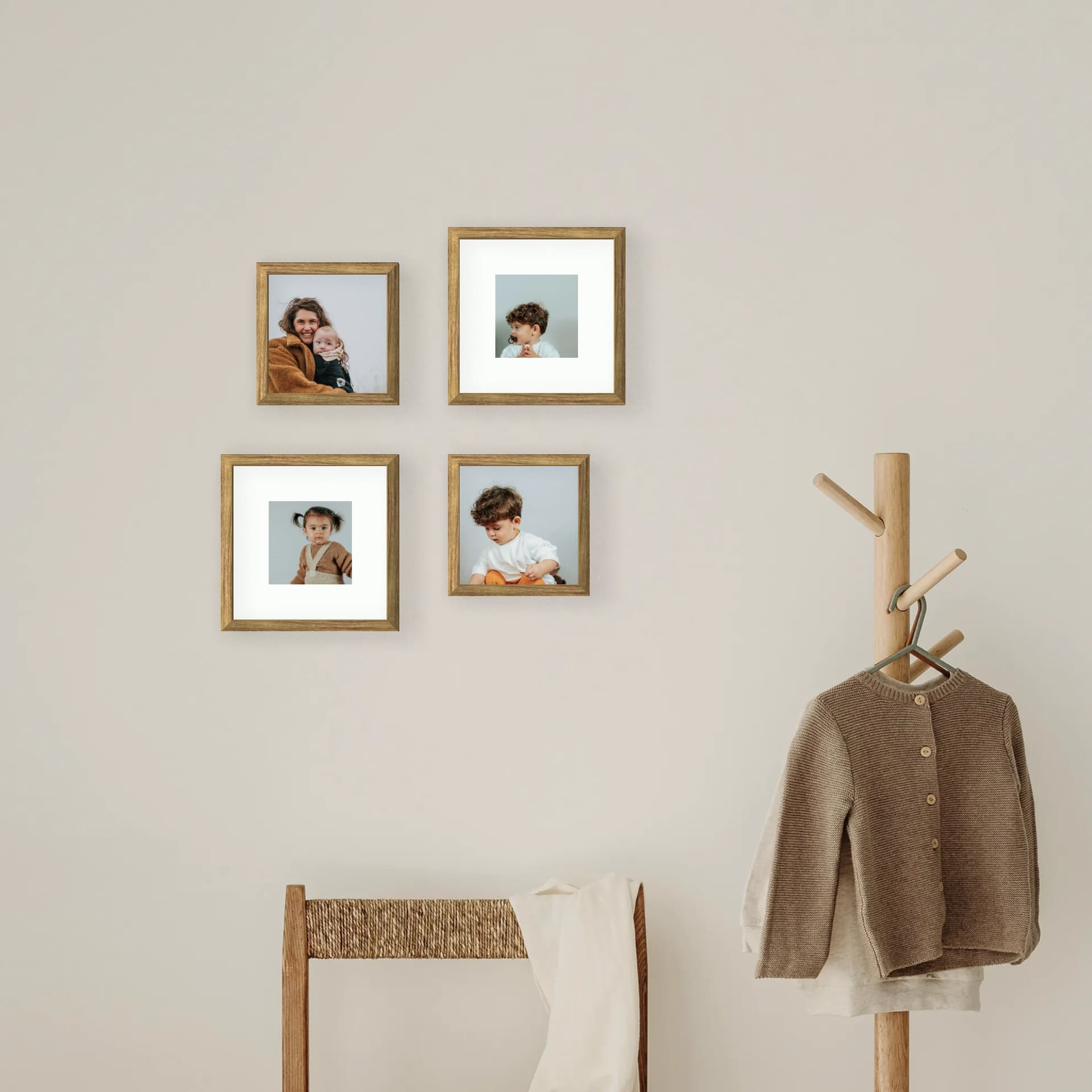 Photo wall 4 frames - Little Moments - interior view