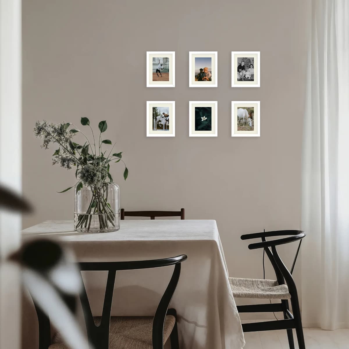 Photo wall 6 frames - Memory Array - interior view