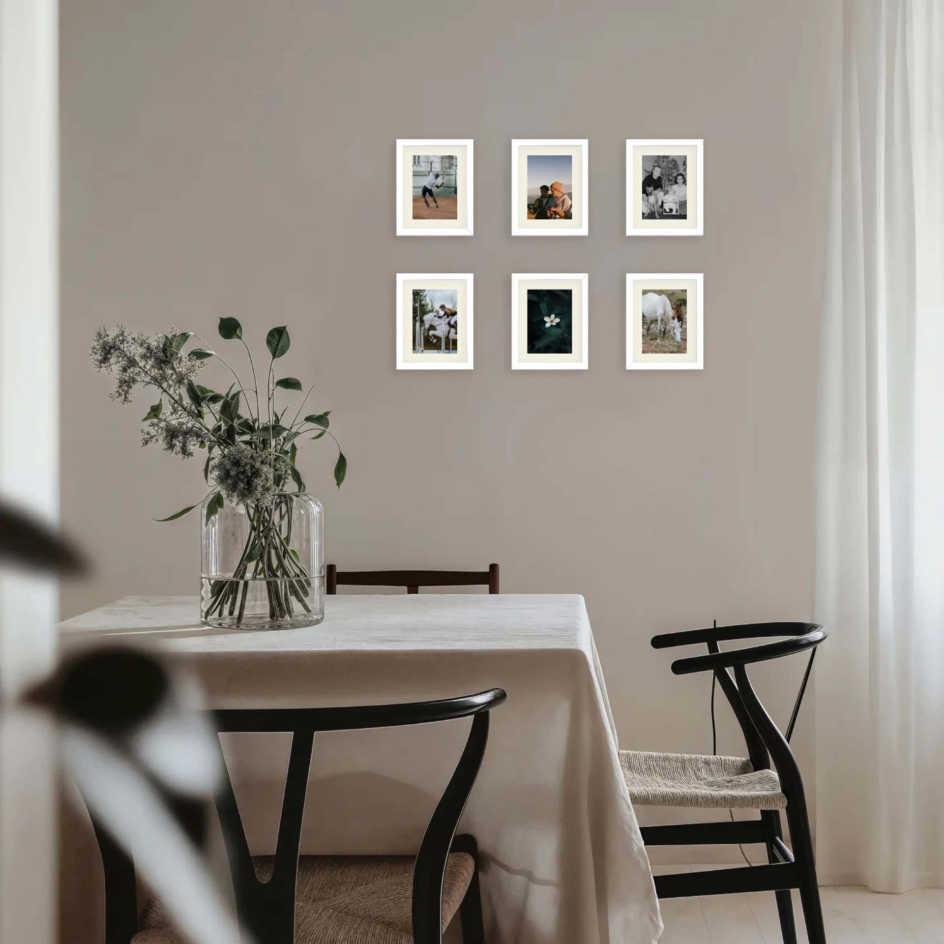 Photo wall 6 frames - Memory Array - interior view