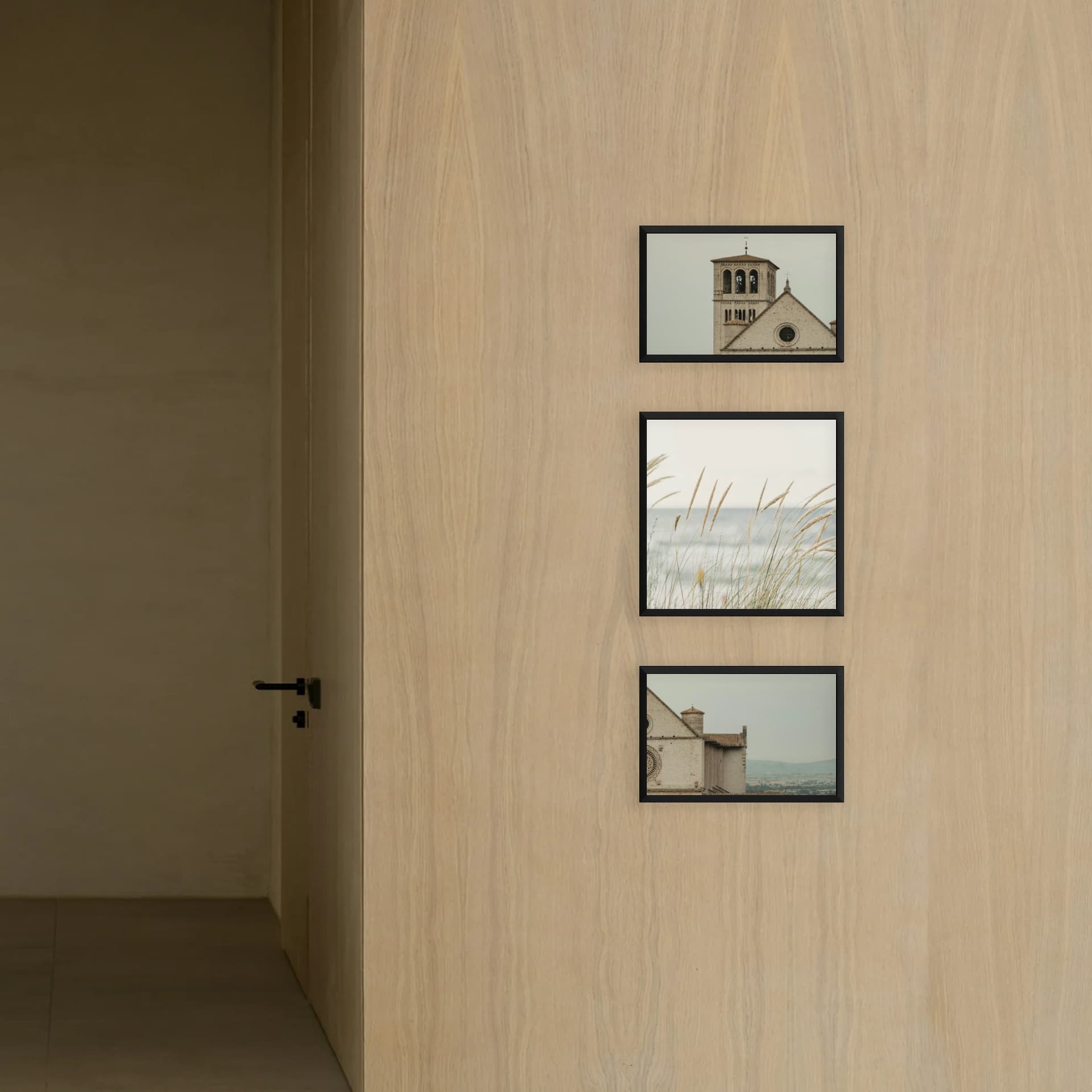 Photo wall 3 frames - Modern Corridor - interior view