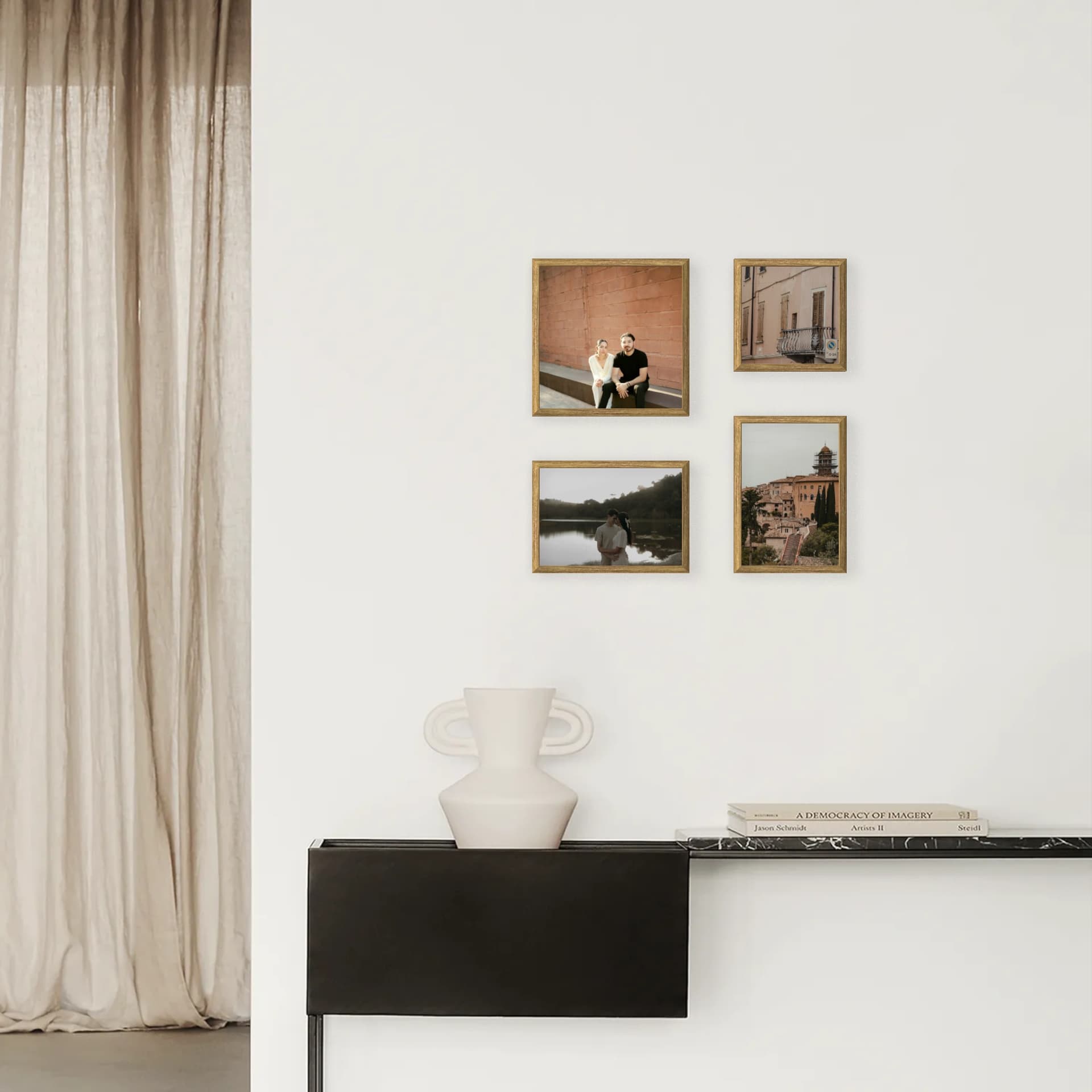 Photo wall 4 frames - Modular Light - interior view