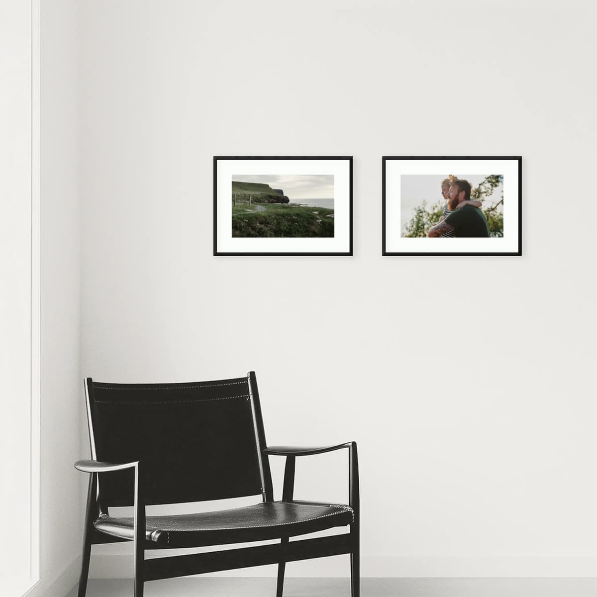 Photo frame - Monochrome Pair - interior view