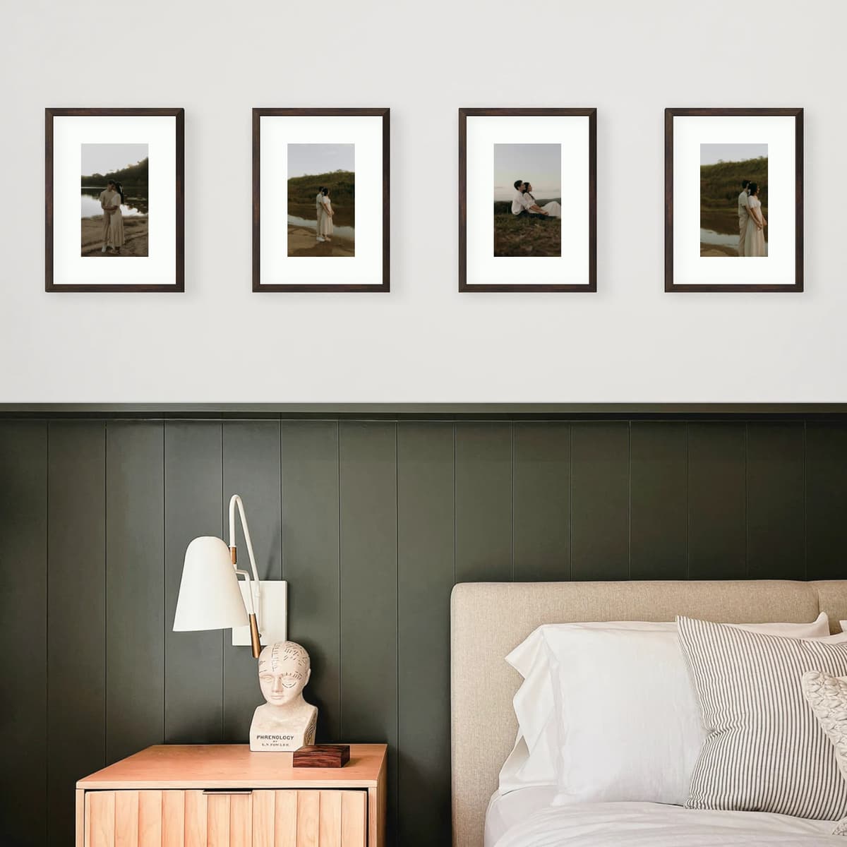 Photo wall 4 frames - Nordic Poise - interior view