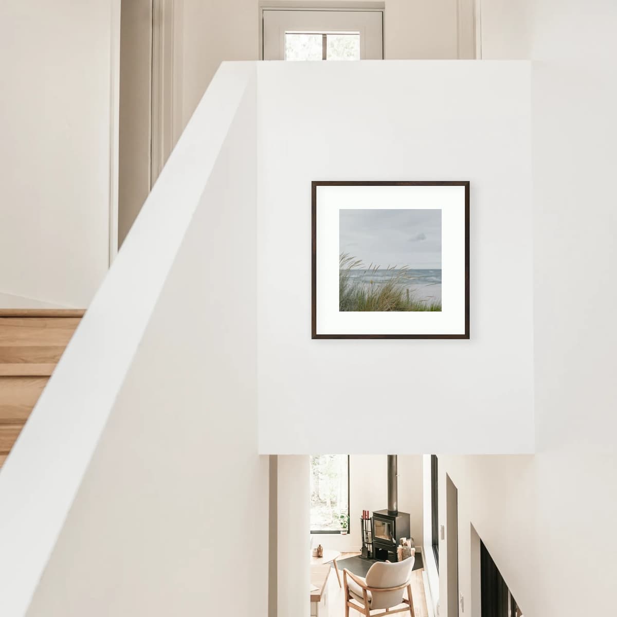 Photo wall 1 frames - Stairwell Focus - interior view