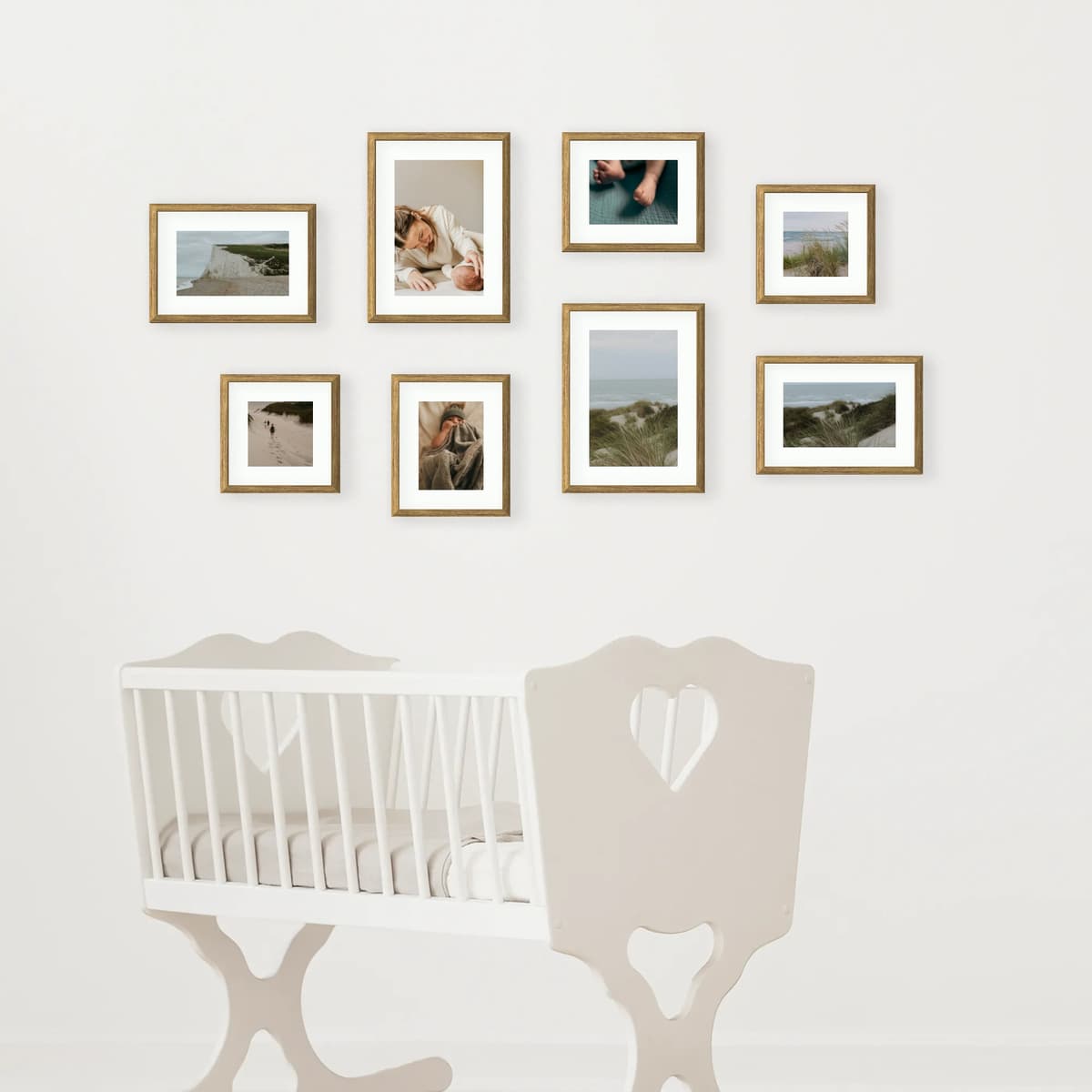 Photo wall 8 frames - Tender Nest - interior view