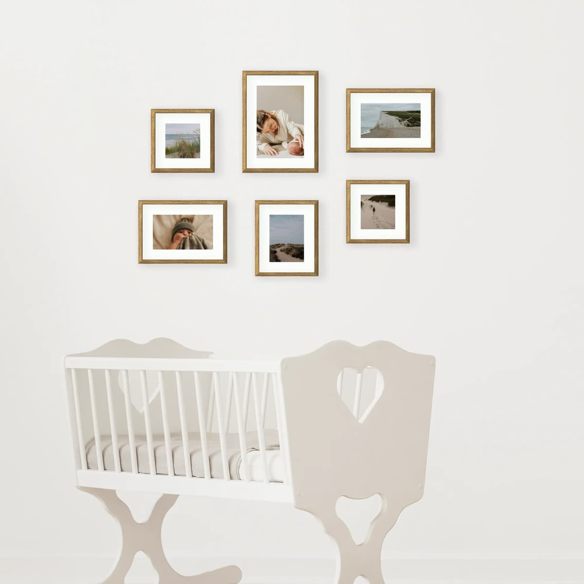Photo wall 6 frames - Tender Nest - interior view