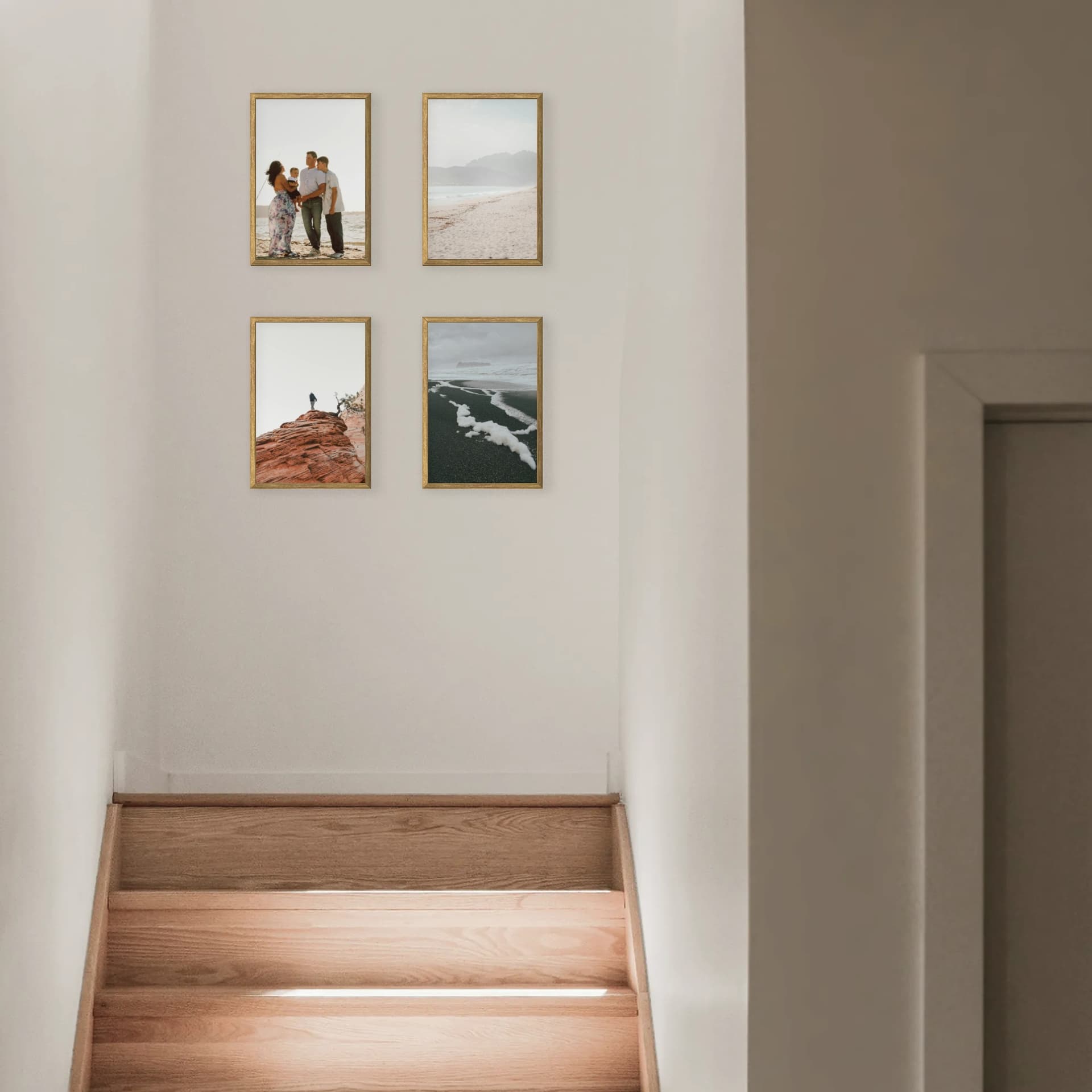 Photo wall 4 frames - Threshold Frames - interior view