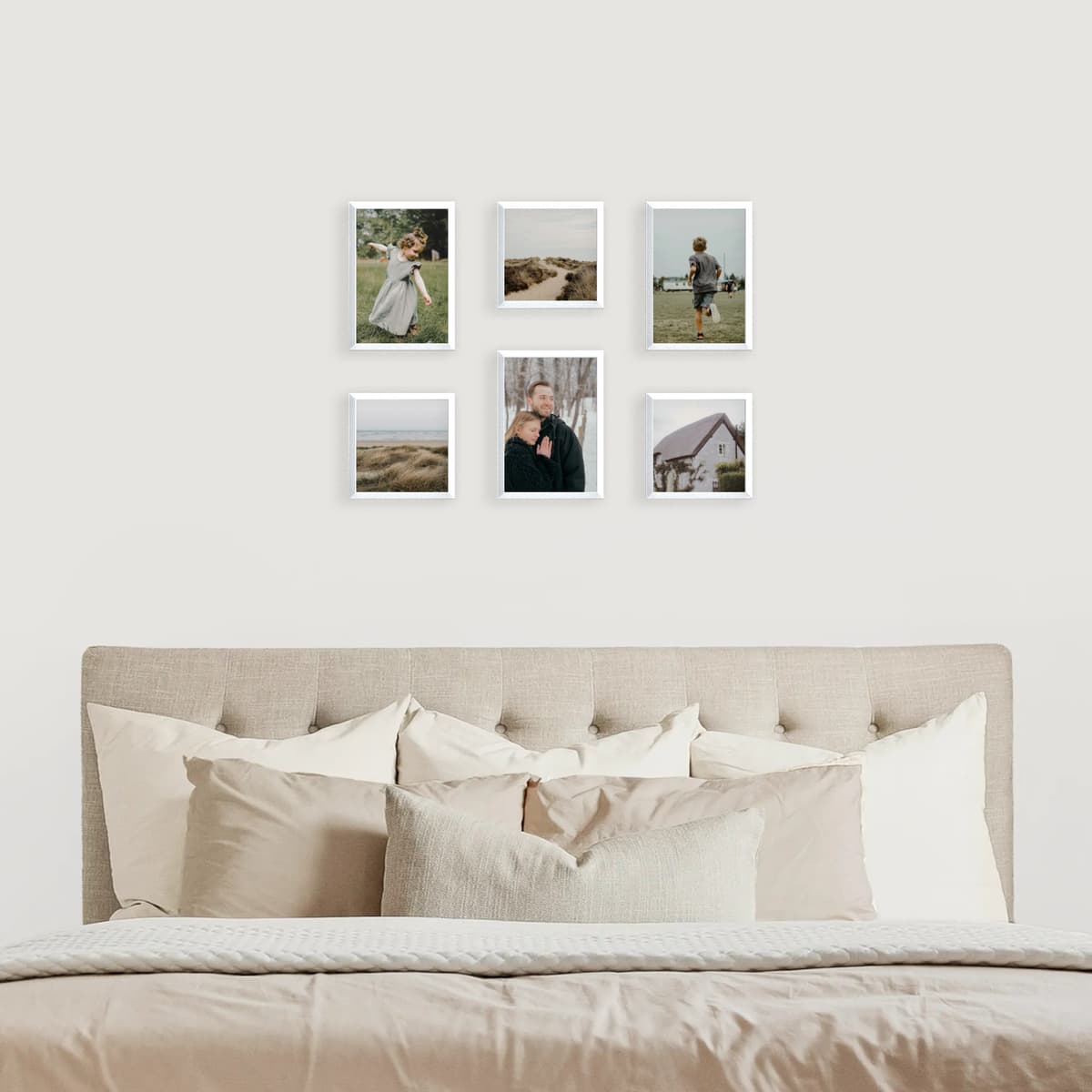 Photo wall 6 frames - Whispered Stories - interior view
