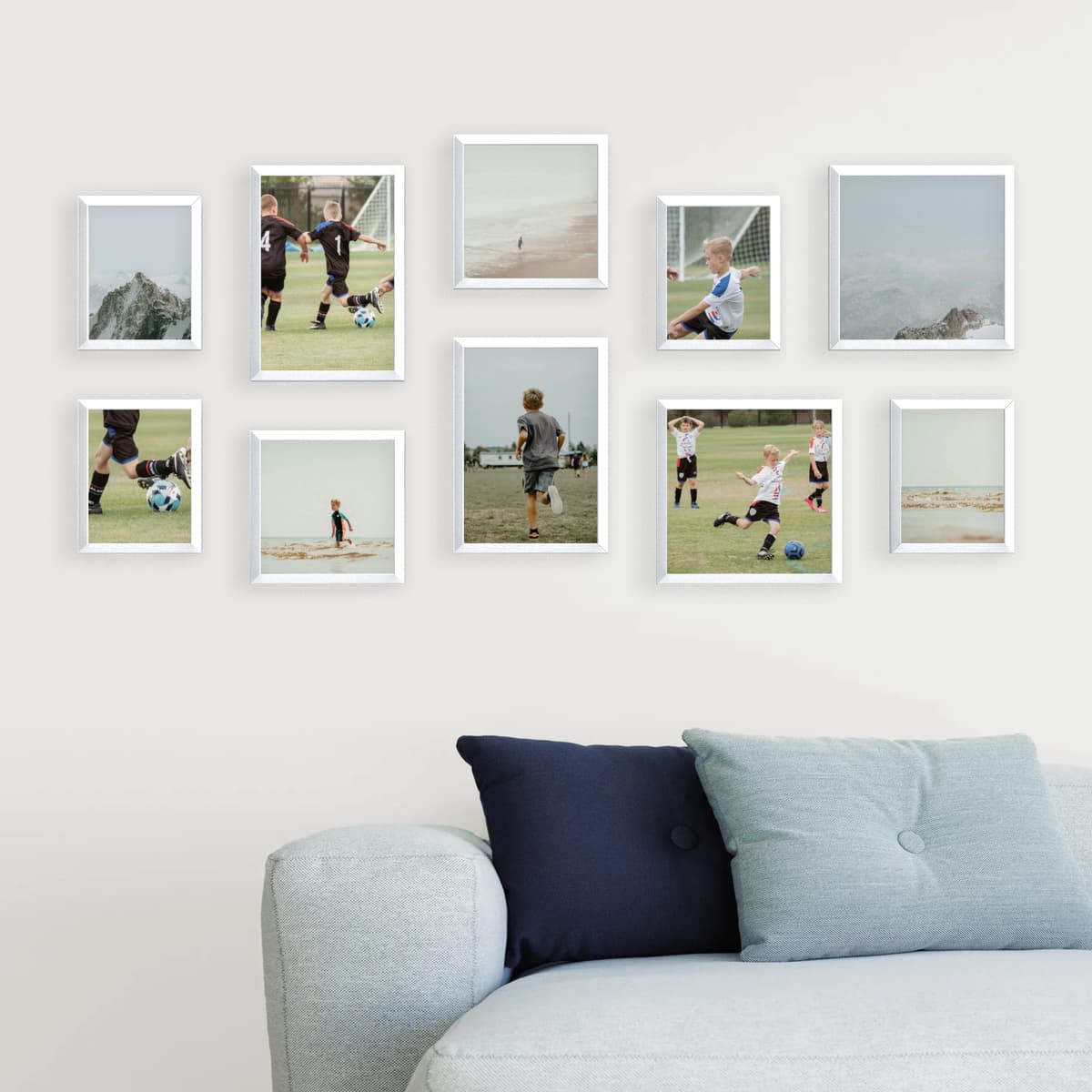 Photo wall 10 frames - Action Line - main view