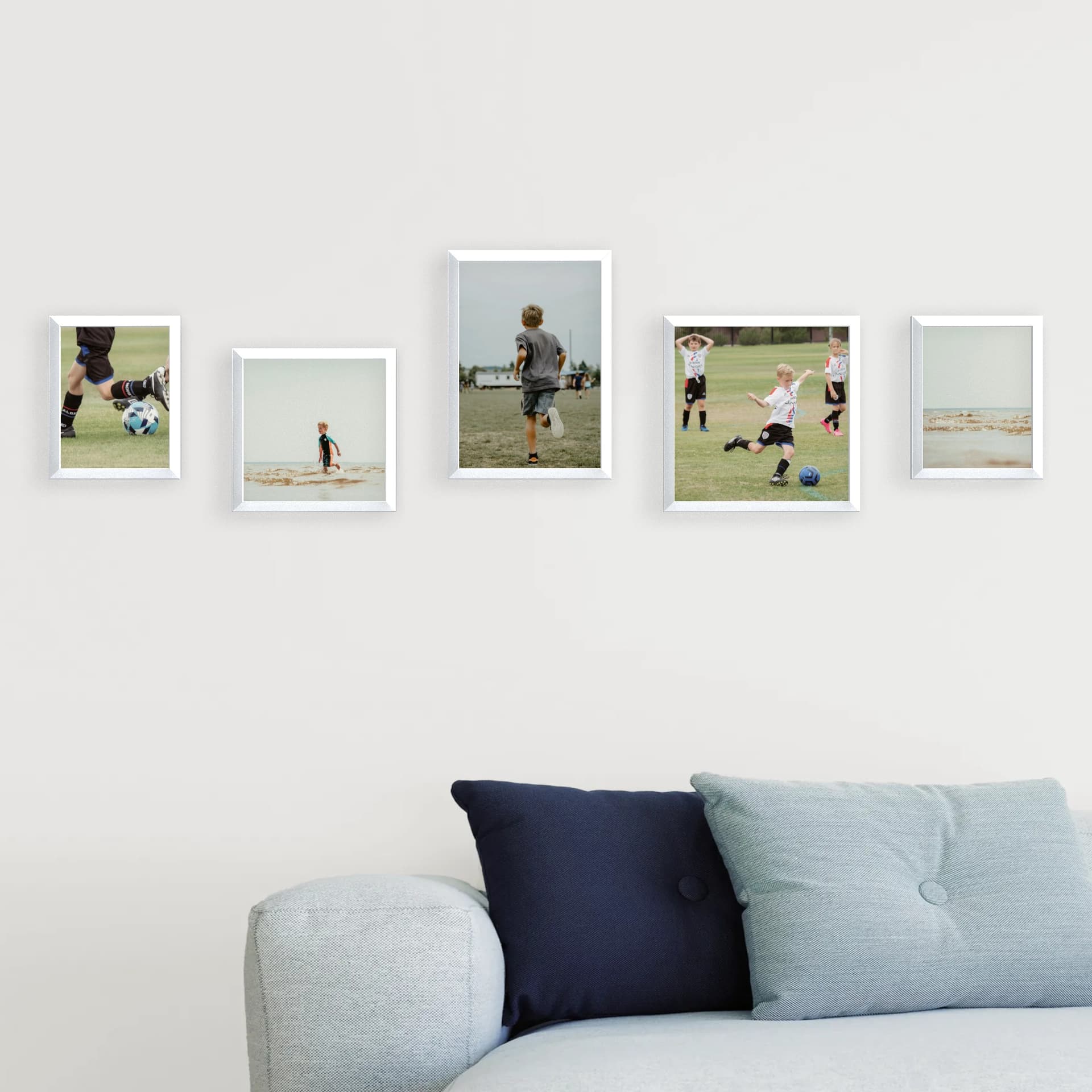 Photo wall 5 frames - Action Line - main view