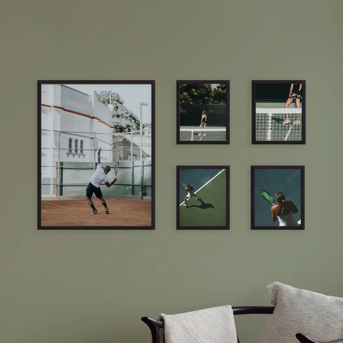 Photo wall 5 frames - Anchor Wing - main view