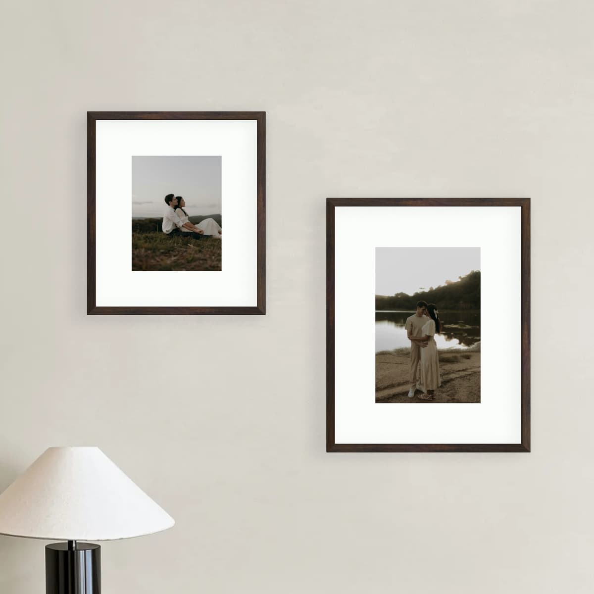 Photo wall 2 frames - Asymmetric Calm - main view