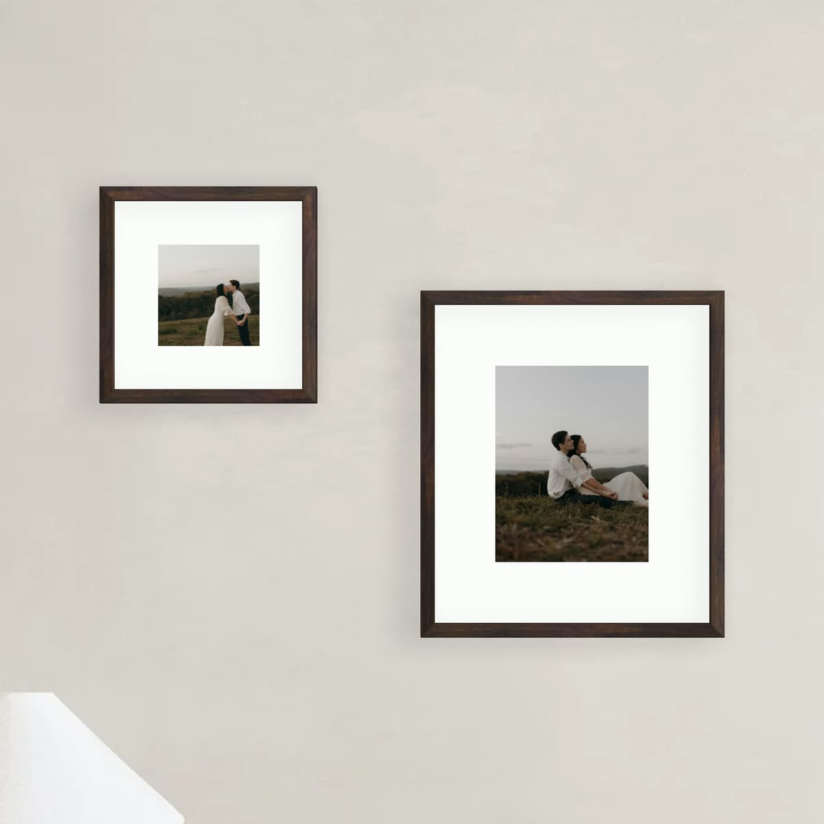Photo wall 2 frames - Asymmetric Calm - main view