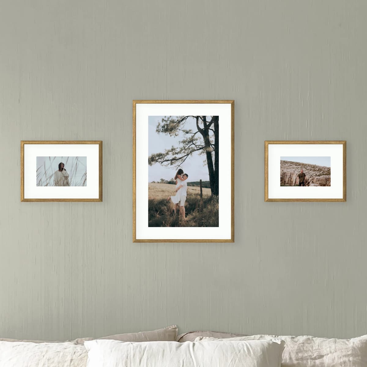 Photo wall 3 frames - Balanced Line - main view