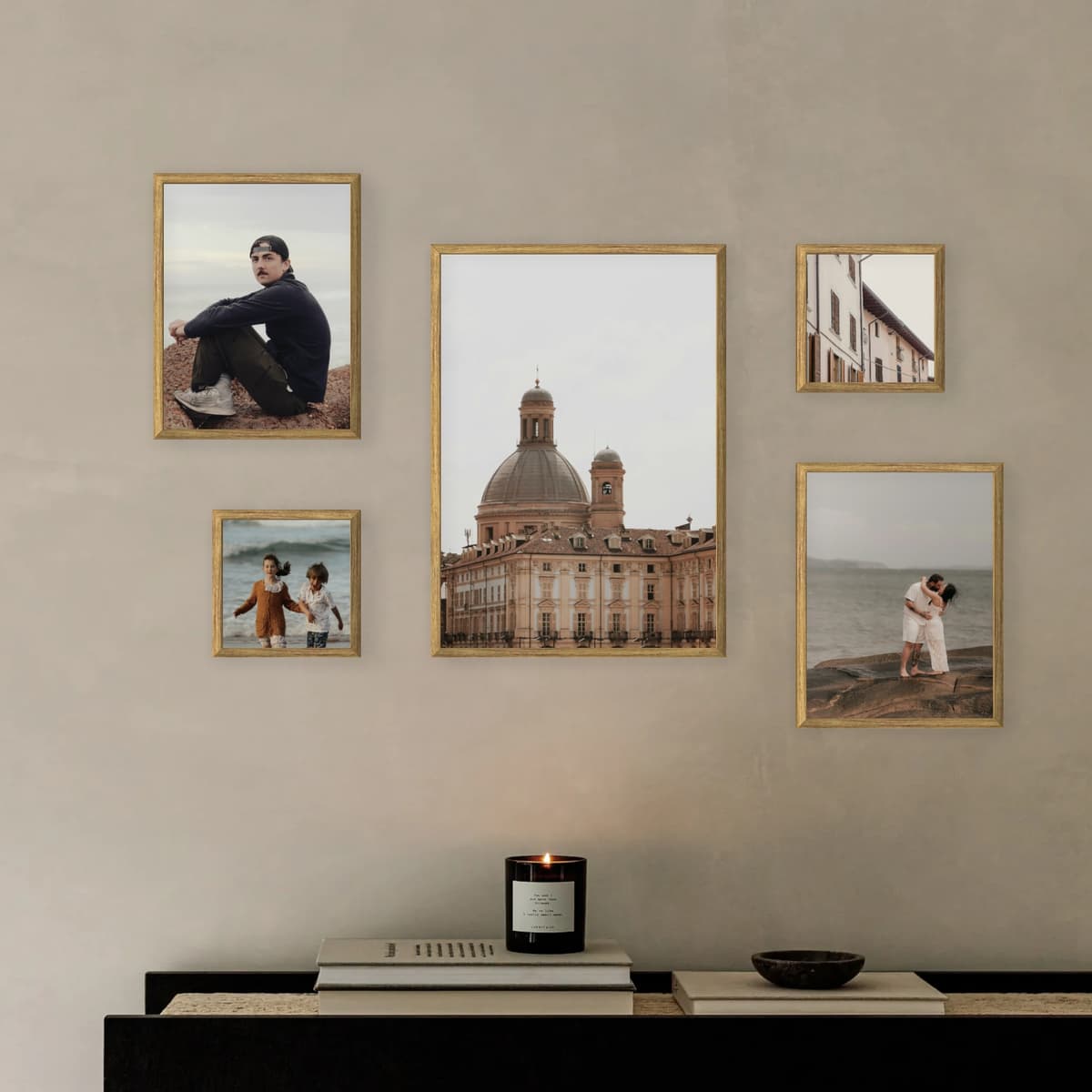 Photo wall 5 frames - Centerpiece Flow - main view