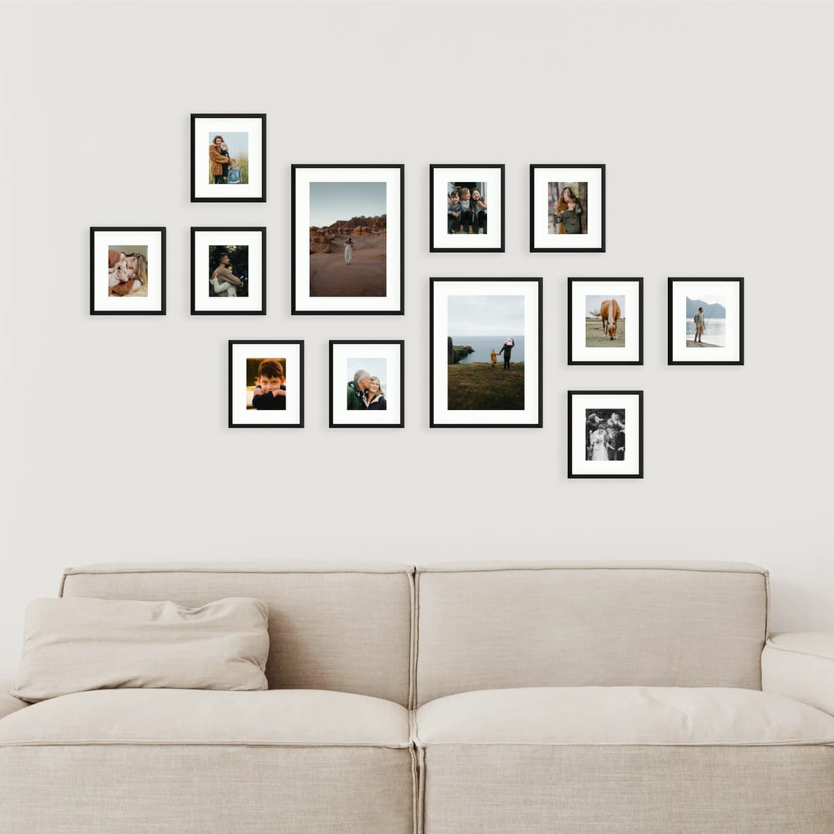 Photo wall 12 frames - Centric Spread - main view