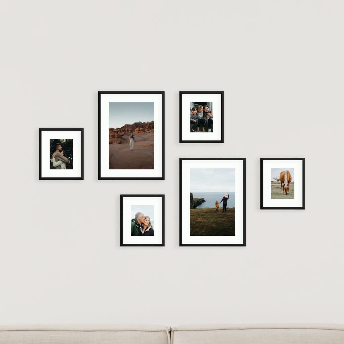 Photo wall 6 frames - Centric Spread - main view