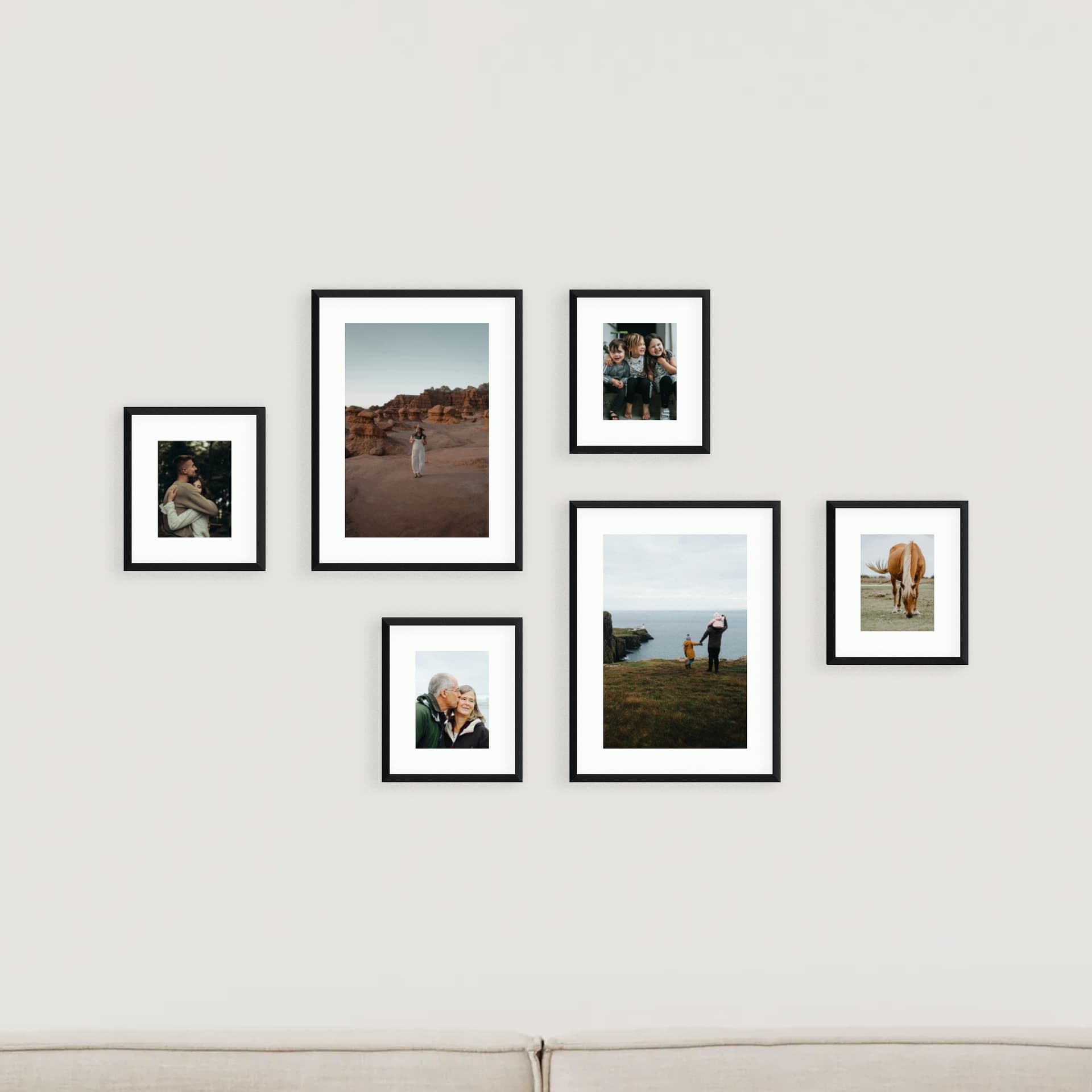 Photo wall 6 frames - Centric Spread - main view