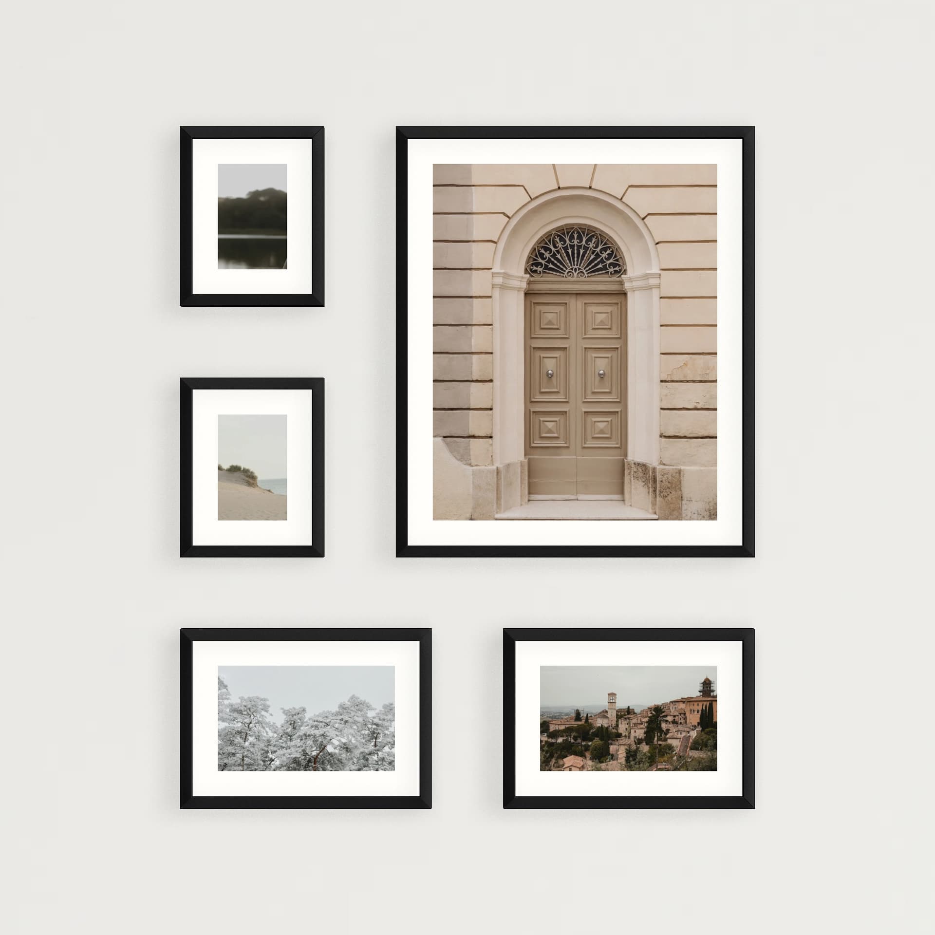 Photo wall 5 frames - Crosspoint - main view