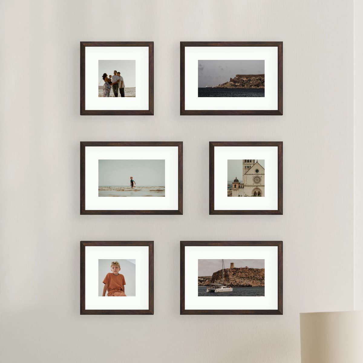 Photo wall 6 frames - Duo Flow - main view