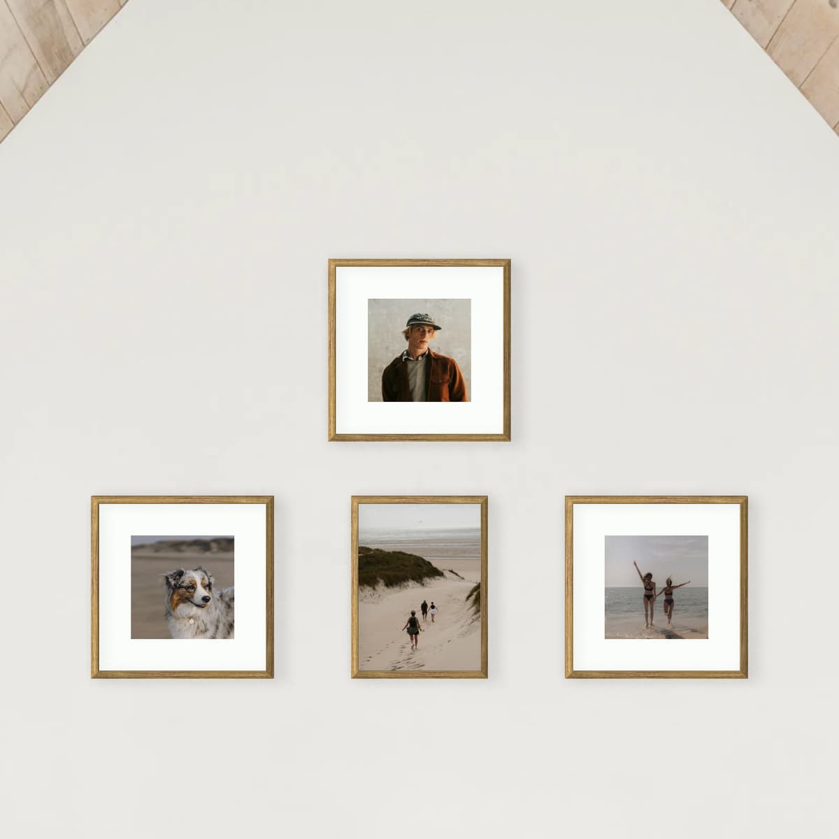 Photo wall 4 frames - Gable Gallery - main view