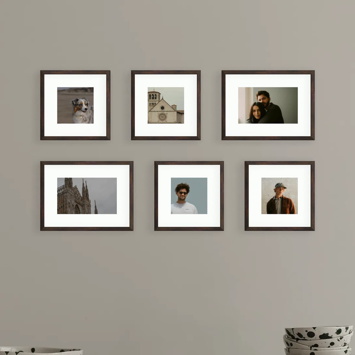 Photo wall 6 frames - Gallery Core - main view