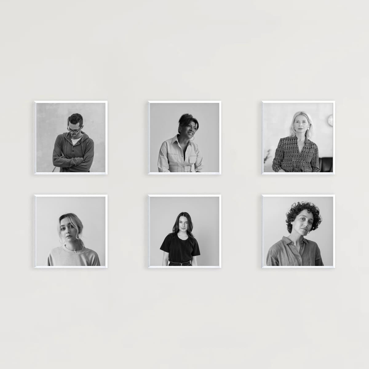 Photo wall 6 frames - Geometric Office - main view