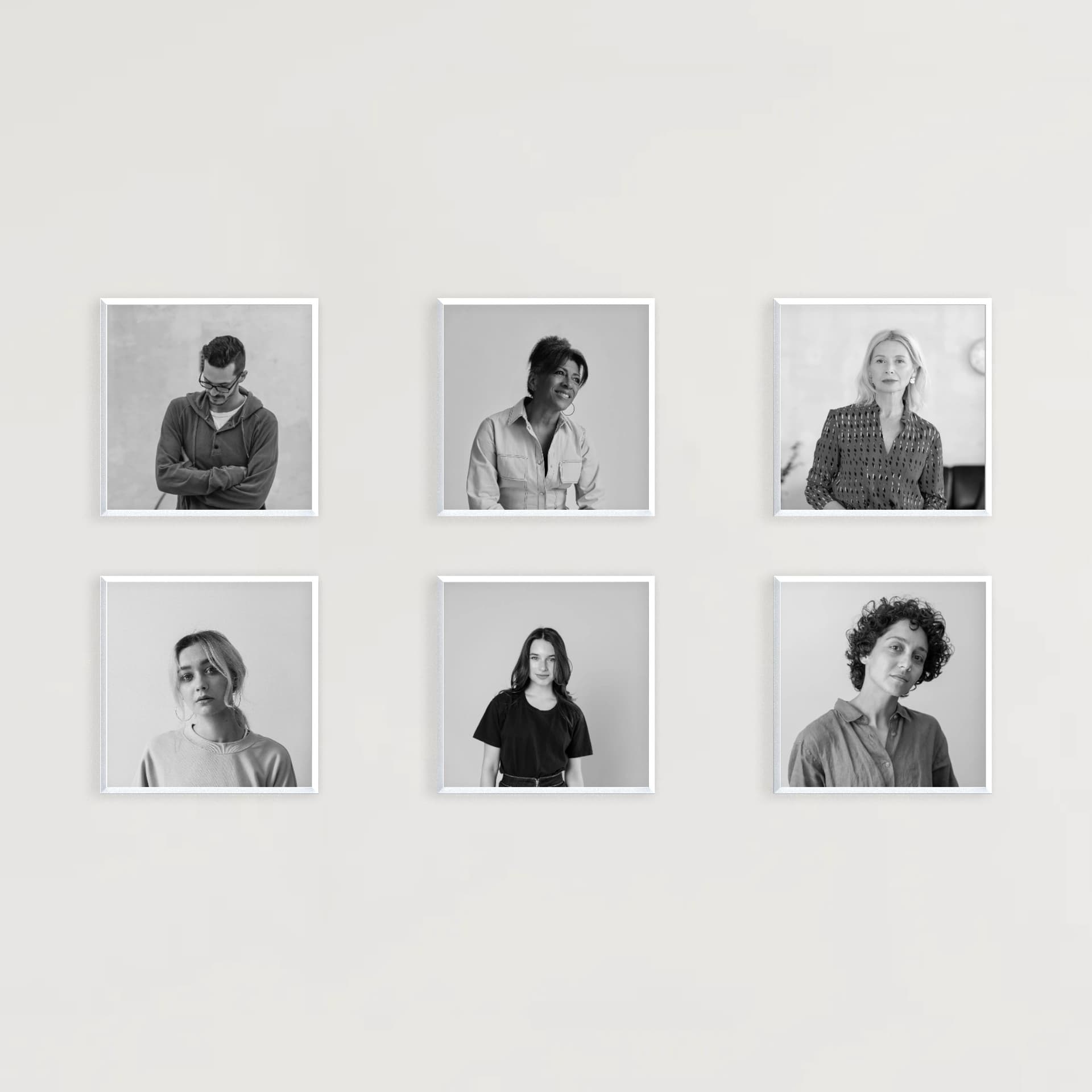 Photo wall 6 frames - Geometric Office - main view