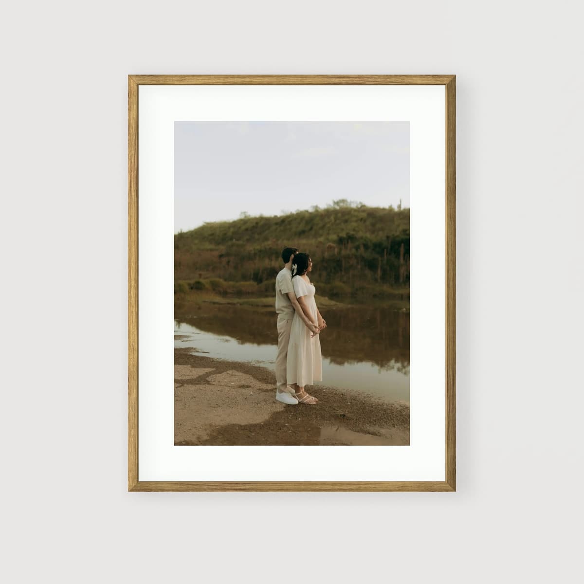 Photo wall 22 frames - Golden Hour - main view