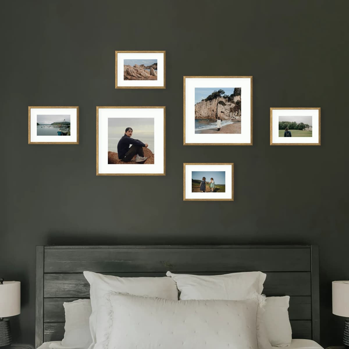 Photo wall 6 frames - Hygge Flow - main view