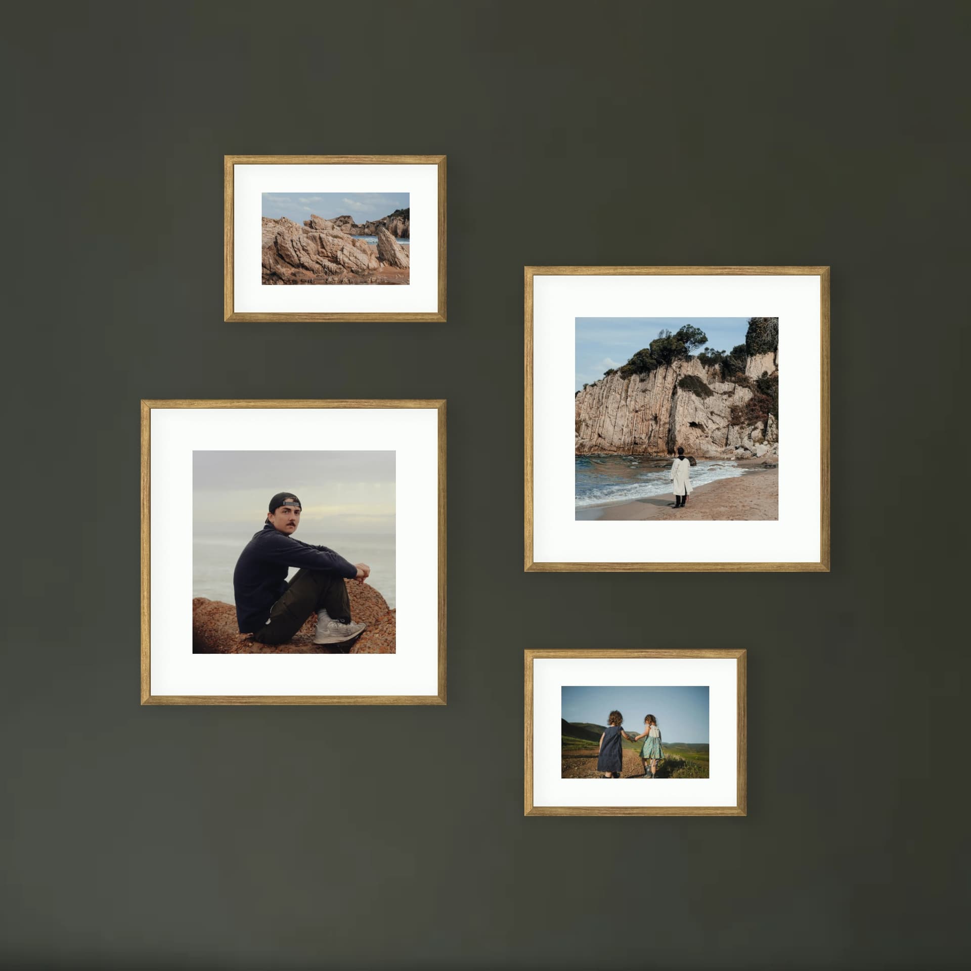 Photo wall 4 frames - Hygge Flow - main view