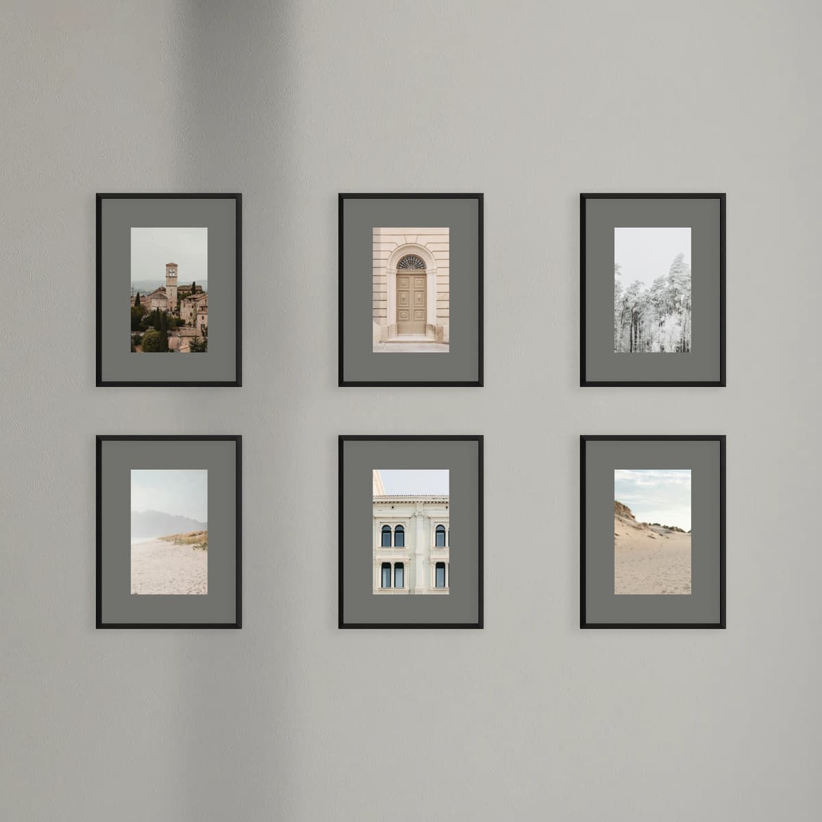 Photo wall 6 frames - Modern Axis - main view