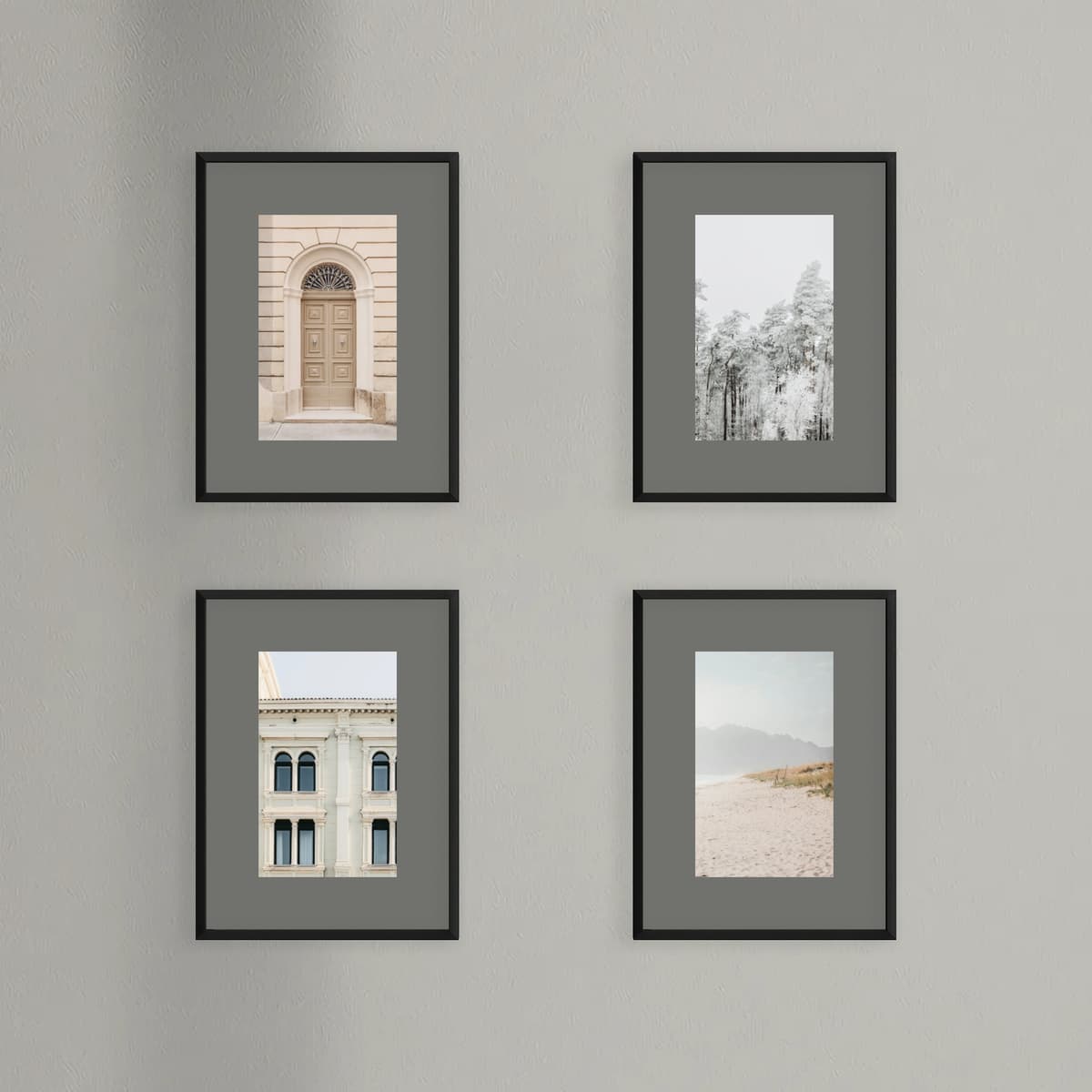 Photo wall 4 frames - Modern Axis - main view