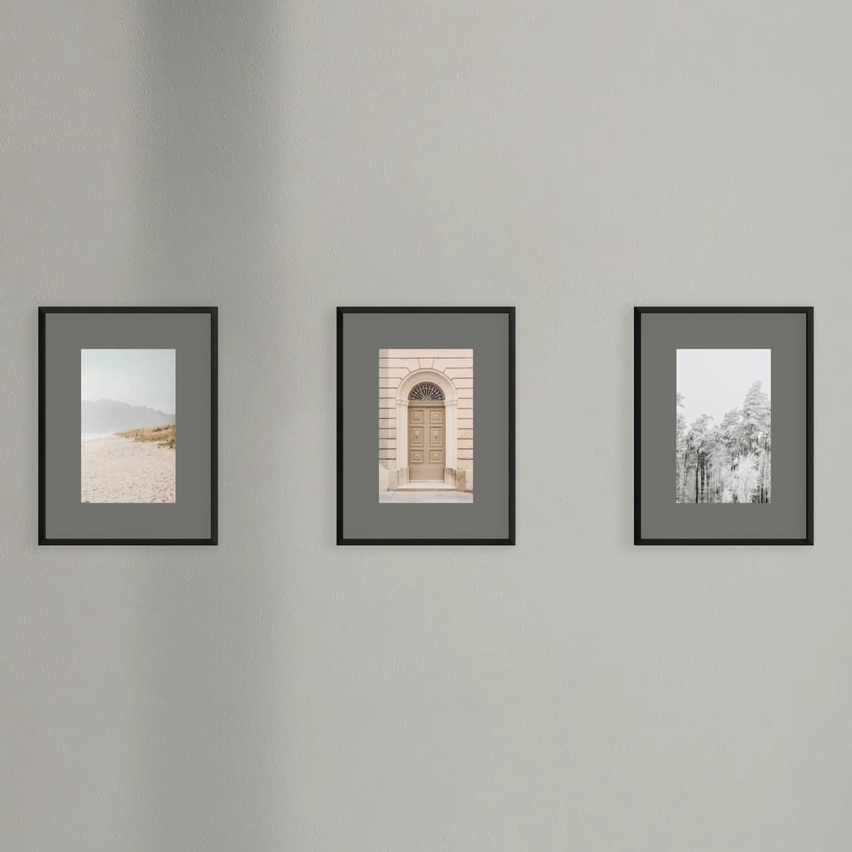 Photo wall 3 frames - Modern Axis - main view