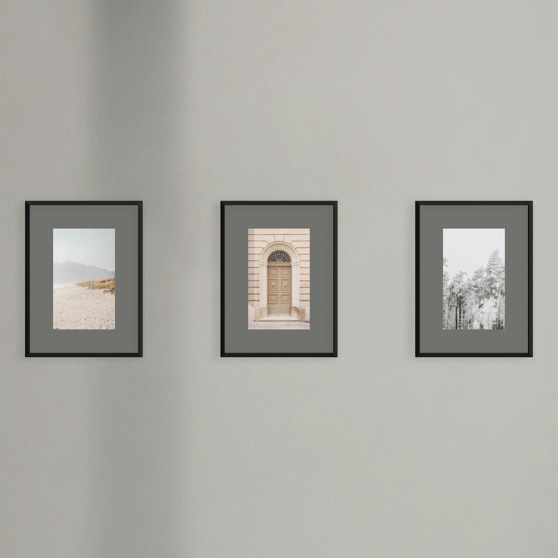 Photo wall 3 frames - Modern Axis - main view