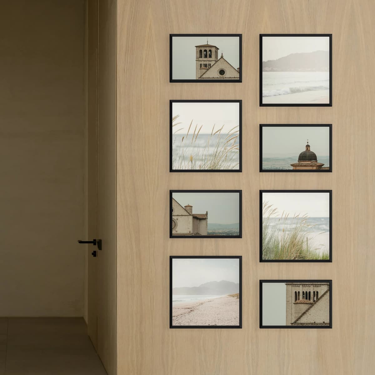 Photo wall 8 frames - Modern Corridor - main view