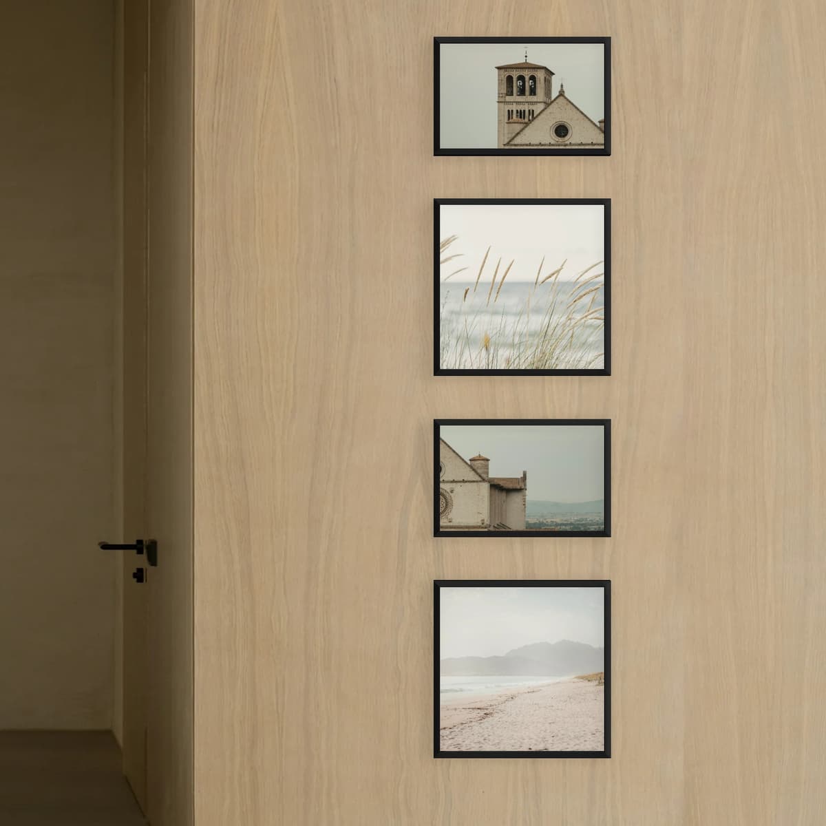 Photo wall 4 frames - Modern Corridor - main view